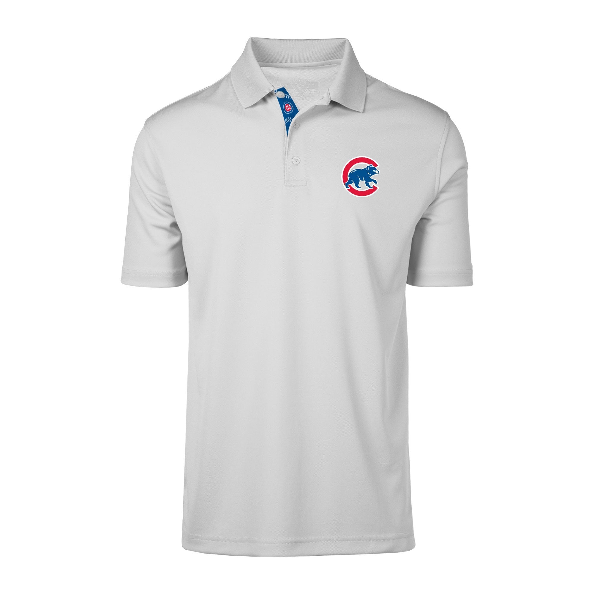 johnnie-O Men's Chicago Cubs Newton Striped Performance Polo Shirt in Royal