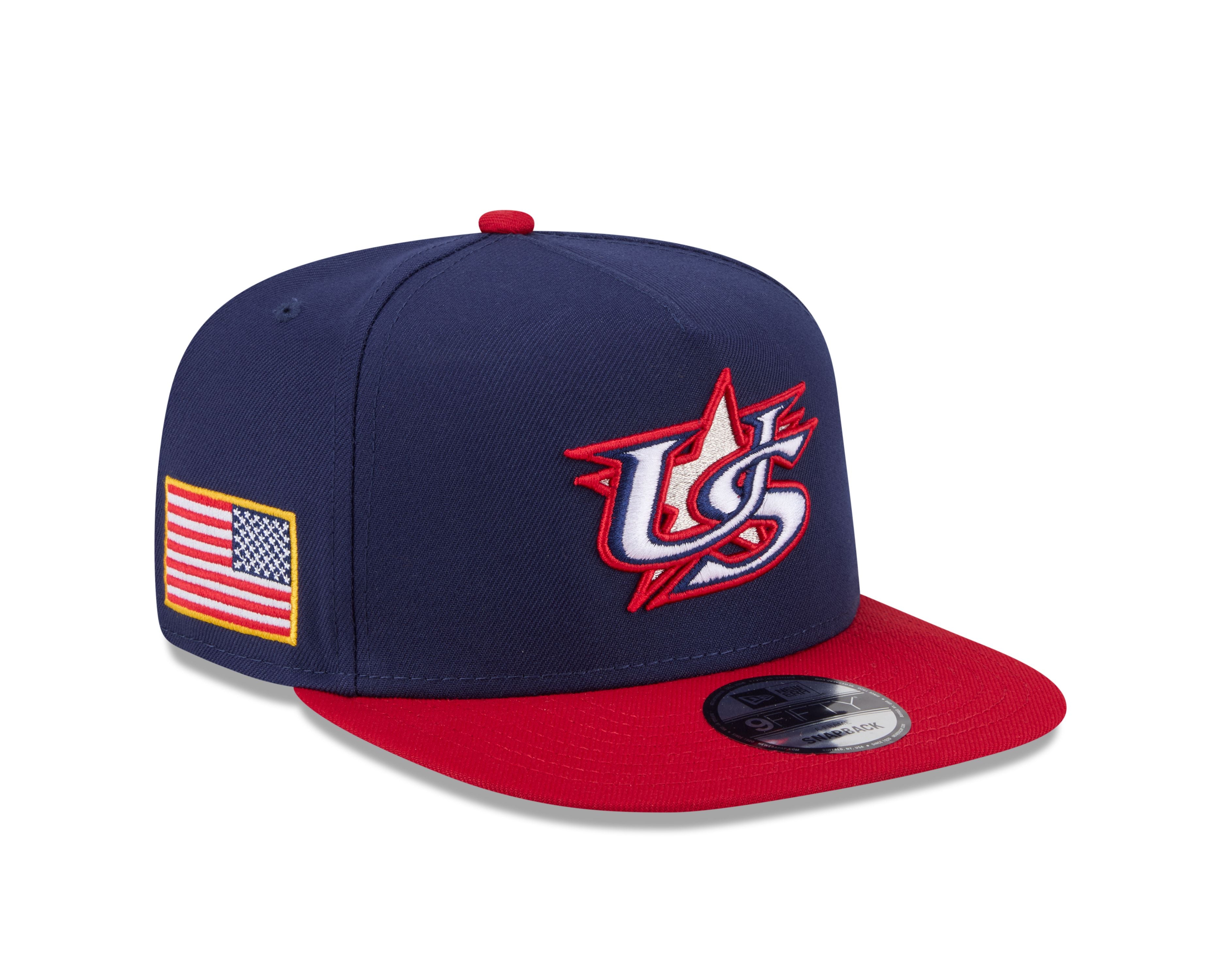 USA Baseball World Baseball Classic 9Fifty A-Frame Snapback Cap by