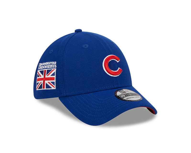 Chicago Cubs New Era London Series 2023 Blue 39THIRTY Cap M/L