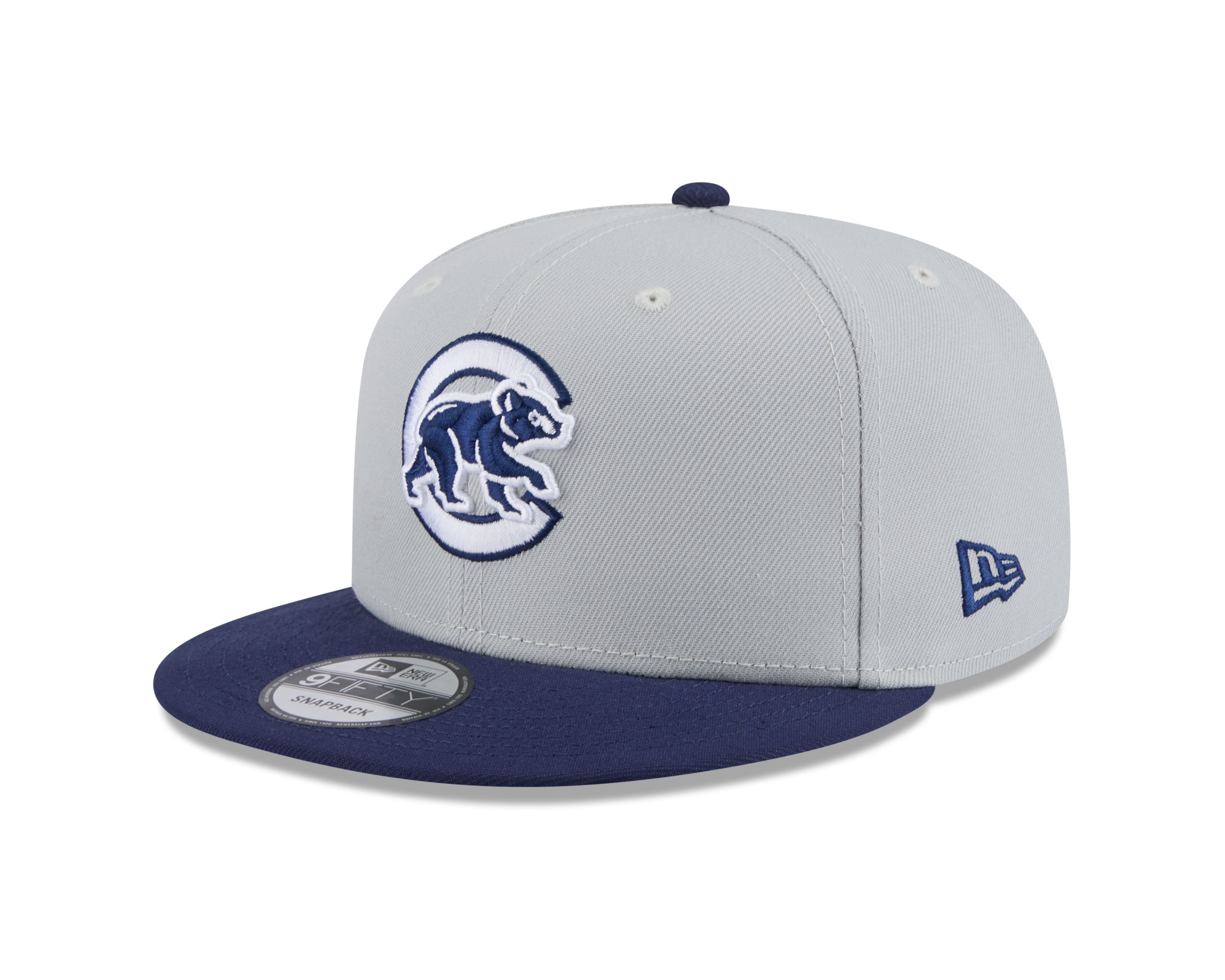 Chicago Cubs Walking Bear Two Tone Graphite 9Fifty Snapback Cap