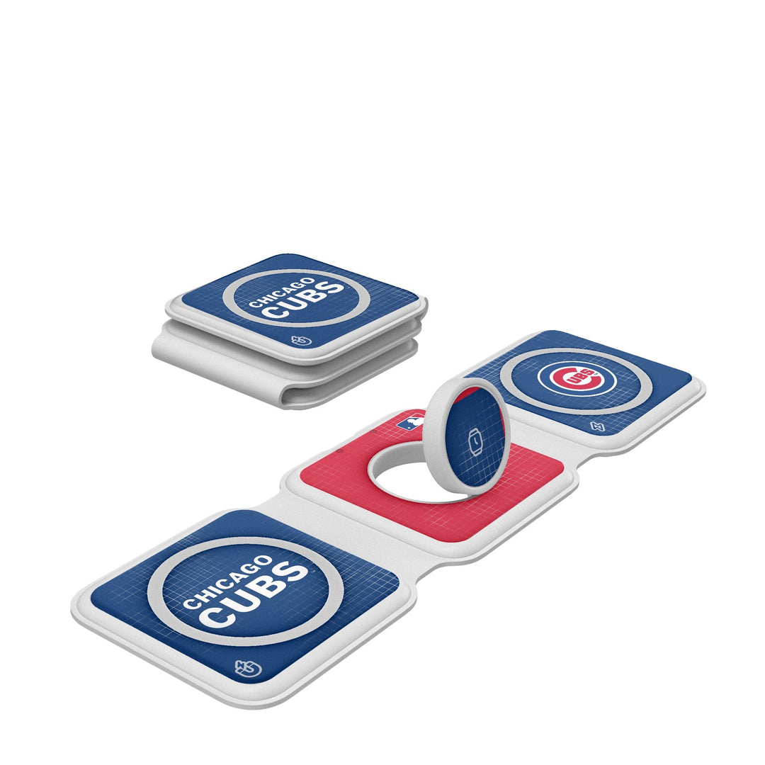 Chicago Cubs Hatch Foldable 3 in 1 Charger Chargers and Powerbanks Keyscaper