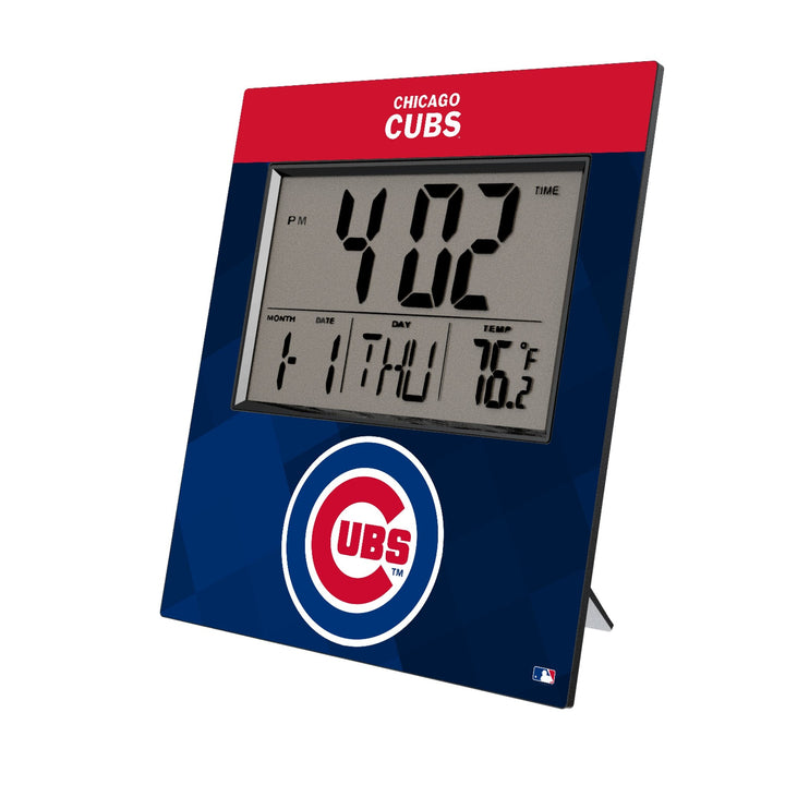 Chicago Cubs Color Block Wall Clock Home Products Keyscaper