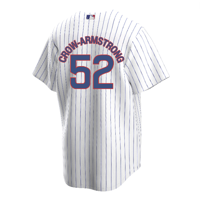 Men's Nike Pete Crow-Armstrong White Chicago Cubs Home Replica Player Jersey Size: Large