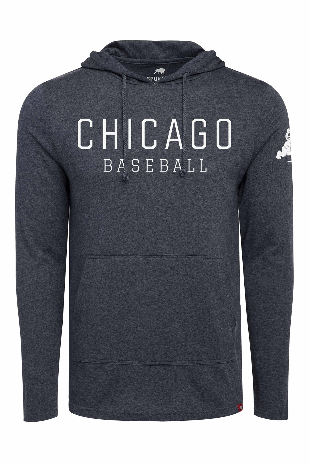 Wrigley Field Rowan Long Sleeve Saphire Hood by Sportiqe