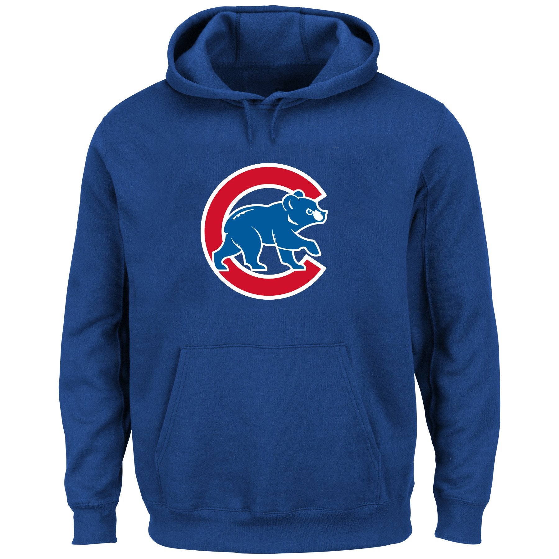 Chicago Cubs Profile Men's Big & Tall Logo Hoodie XLT