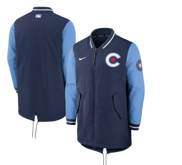 chicago cubs nike jacket