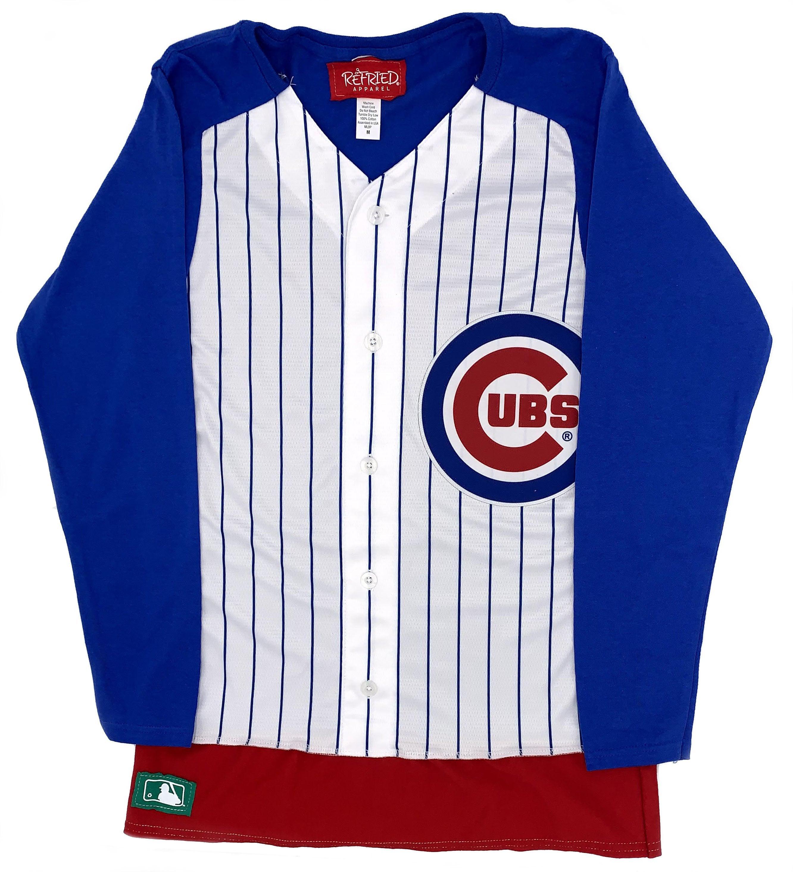 AMAZING VINTAGE MAJESTIC CHICAGO CUBS 1914 JERSEY WITH OLD STYLE