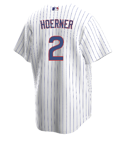 Nico Hoerner Signed Chicago Cubs City Connect Wrigleyville Custom