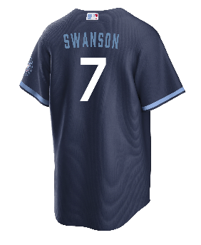 Dansby Swanson Jersey Nike Chicago Cubs City Connect Jersey