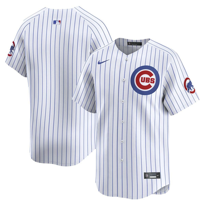 Men's Chicago Cubs Nike White Home Authentic Custom Jersey