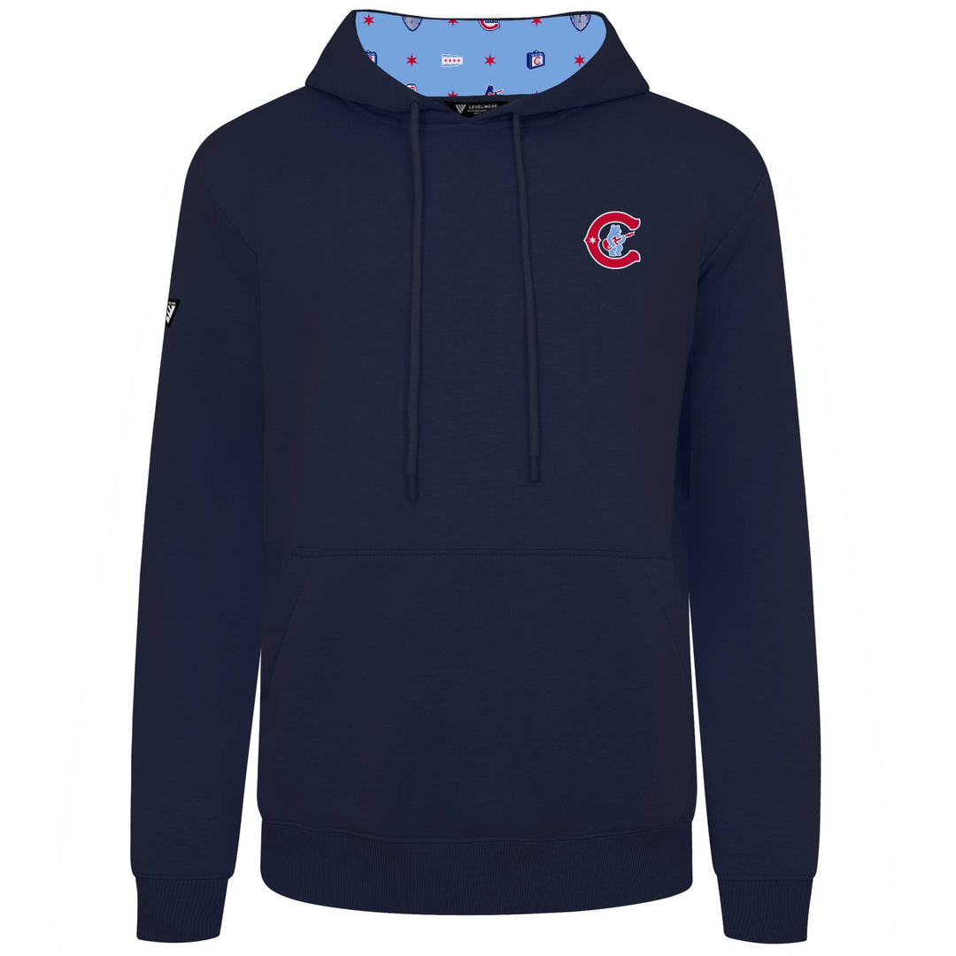 Chicago Cubs Guitar in C Podium Hoodie Navy by Levelwear Sweatshirts & Hoodies Levelwear