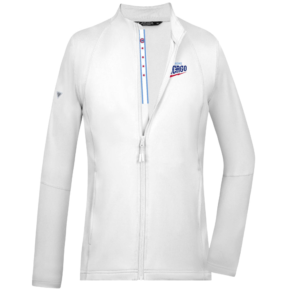 Chicago Cubs Blue Alternate Sweet Home Women's Full-Zip Jacket by Levelwear Jackets Levelwear