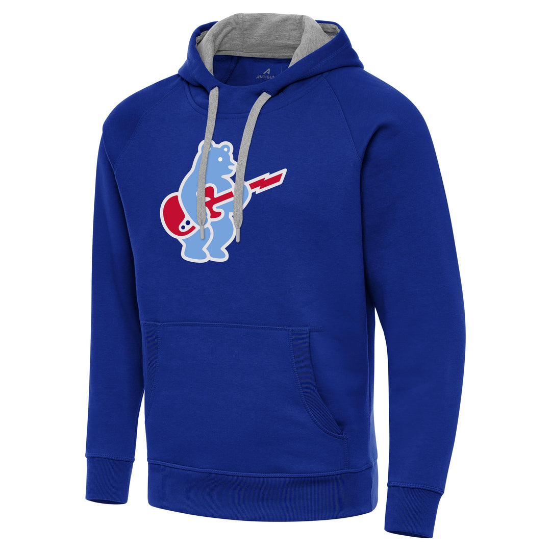 Chicago Cubs Blues Bear Royal Victory Hoodie by Antigua Sweatshirts & Hoodies ANTIGUA