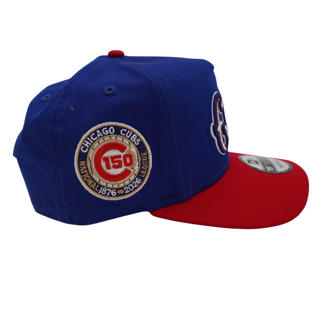 Chicago Cubs 150th Anniversary Vintage Script/ Cap by New Era Cap New Era