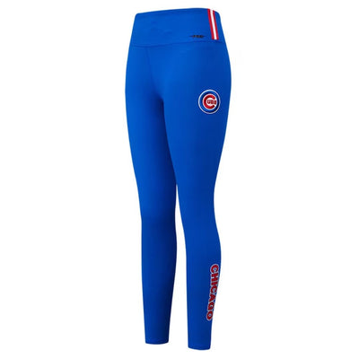 CHICAGO CUBS PRO STANDARD WOMEN'S BULLSEYE LOGO ROYAL LEGGINGS