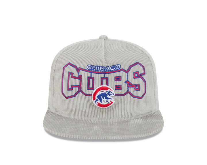 Chicago Cubs Walking Bear New Era Grey Golfer Snapback Cap Caps NEW ERA CAP COMPANY INC