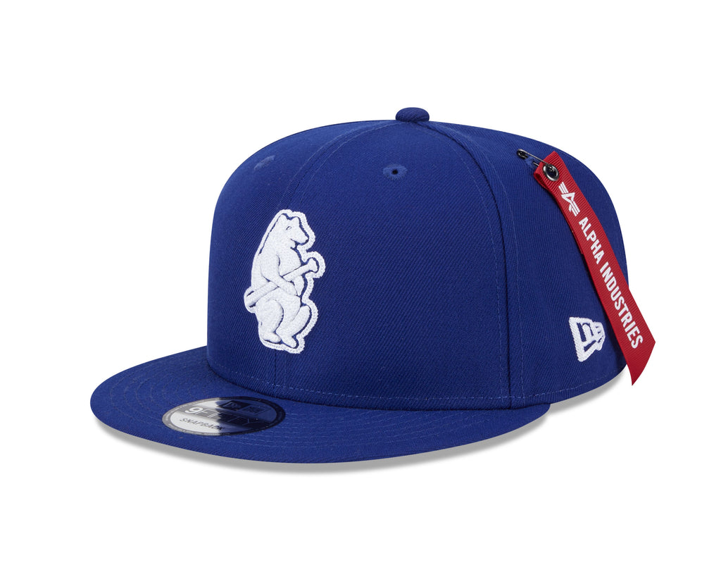 Chicago Cubs 1914 Logo Alpha Industries 9FIFTY Snapback Cap by New