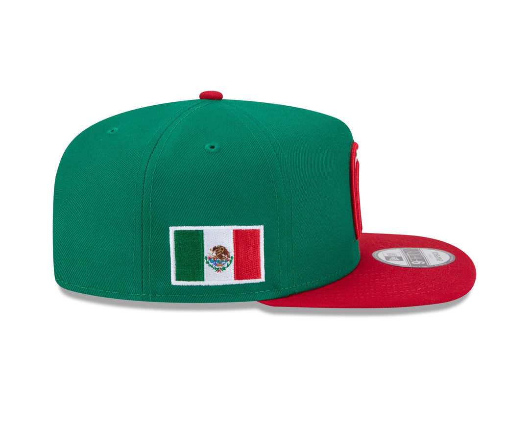 Mexico Baseball World Baseball Classic 9Fifty A-Frame Snapback Cap by New Era Caps NEW ERA CAP COMPANY