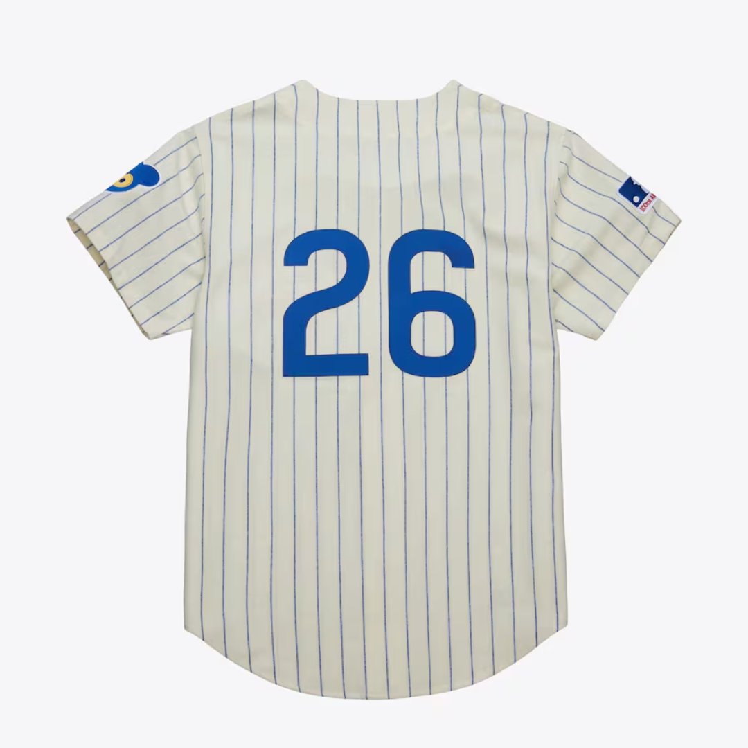 極美品 Mitchell&Ness MLB CUBS 1/4Zip Jersey Mitchell & Ness Chicago Cubs Royal Cooperstown Collection