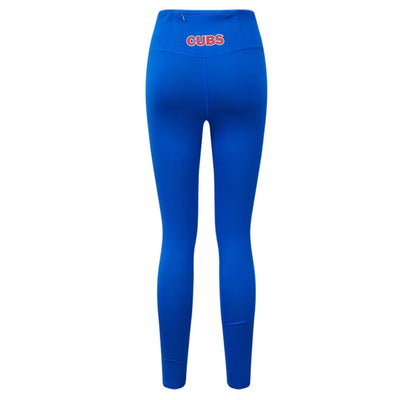 CHICAGO CUBS PRO STANDARD WOMEN'S BULLSEYE LOGO ROYAL LEGGINGS