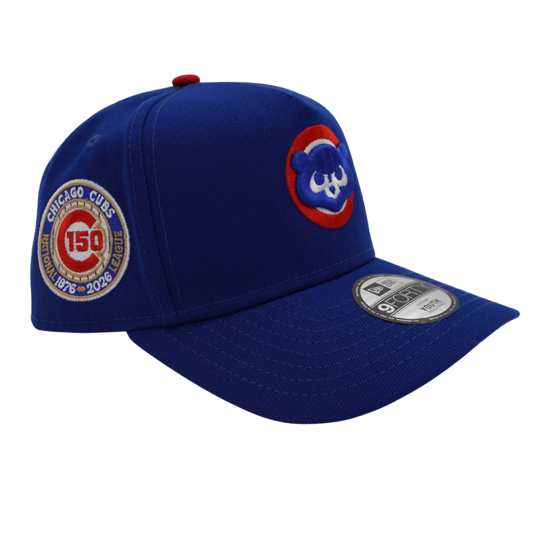 Chicago Cubs 150th Anniversary Royal Red 940 Youth Cap by New Era Cap New Era