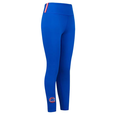 CHICAGO CUBS PRO STANDARD WOMEN'S BULLSEYE LOGO ROYAL LEGGINGS