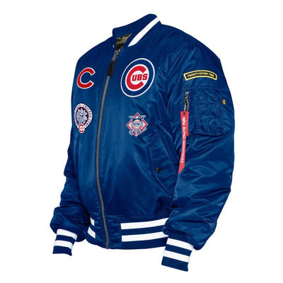 CHICAGO CUBS X ALPHA INDUSTRIES BOMBER JACKET
