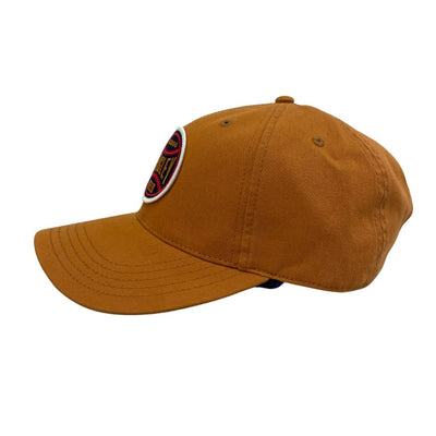 WRIGLEY FIELD BASEBALL LOGO ADJUSTABLE KHAKI CAP