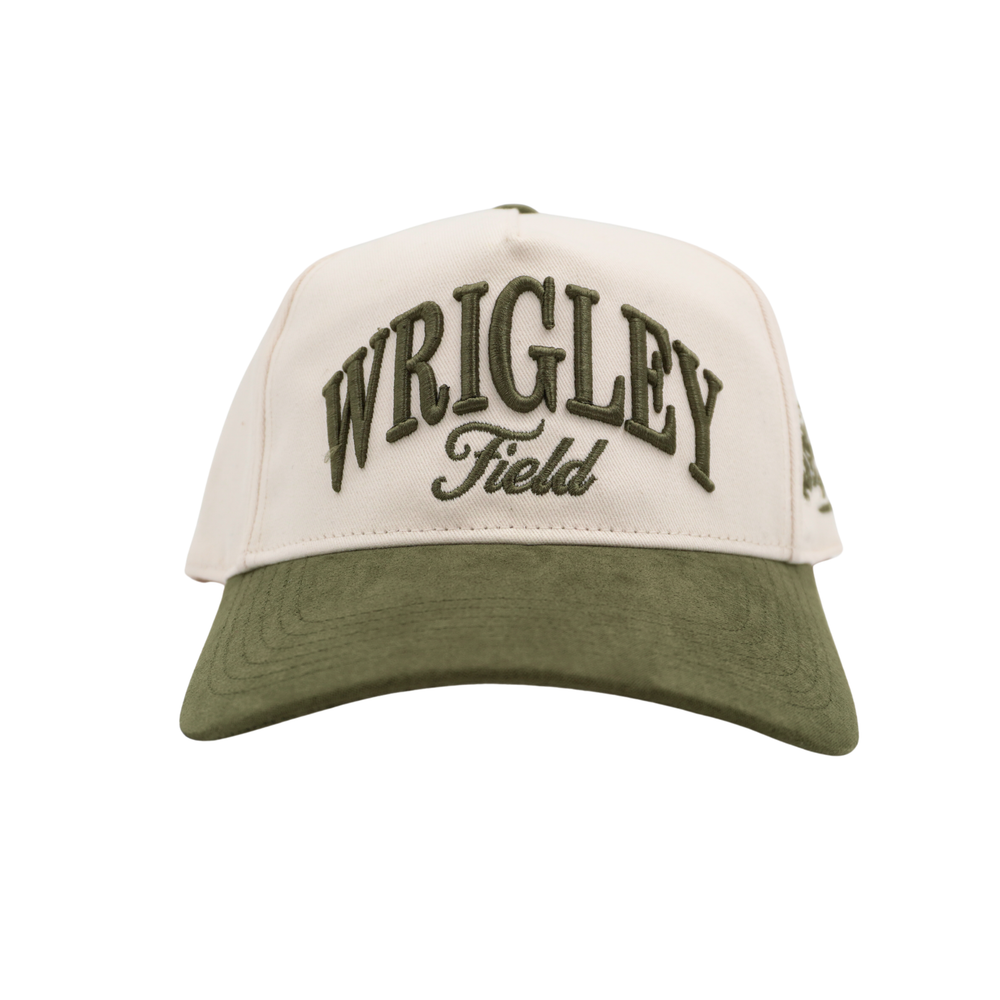 Chicago Cubs Wrigley Field Foul Ball Bear Cap in Cream by Sportiqe SPORTIQE APPAREL CO