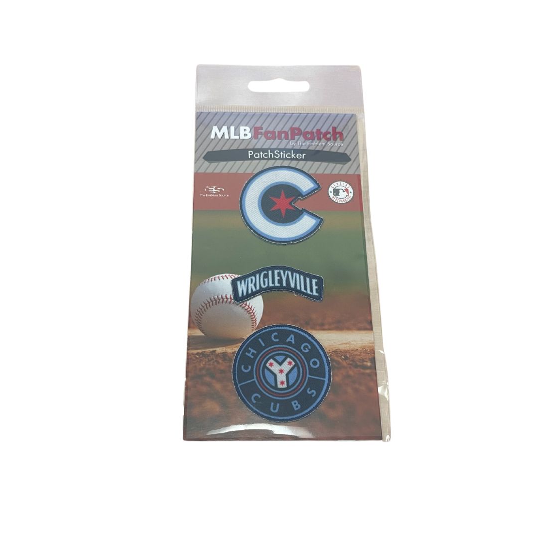 CHICAGO CUBS CITY CONNECT PATCH STICKER 3 PACK