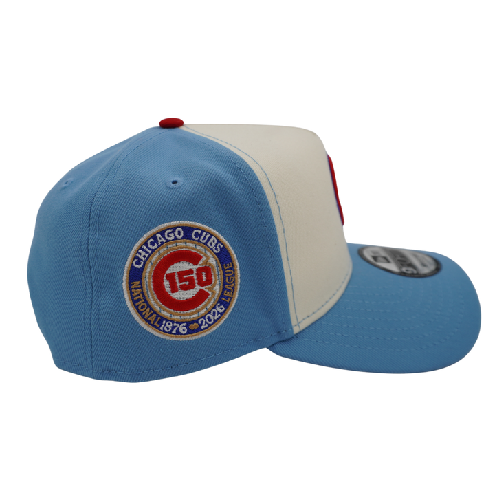 Chicago Cubs 150th Anniversary Alternate 2 Sky 940 Cap by New Era Cap New Era