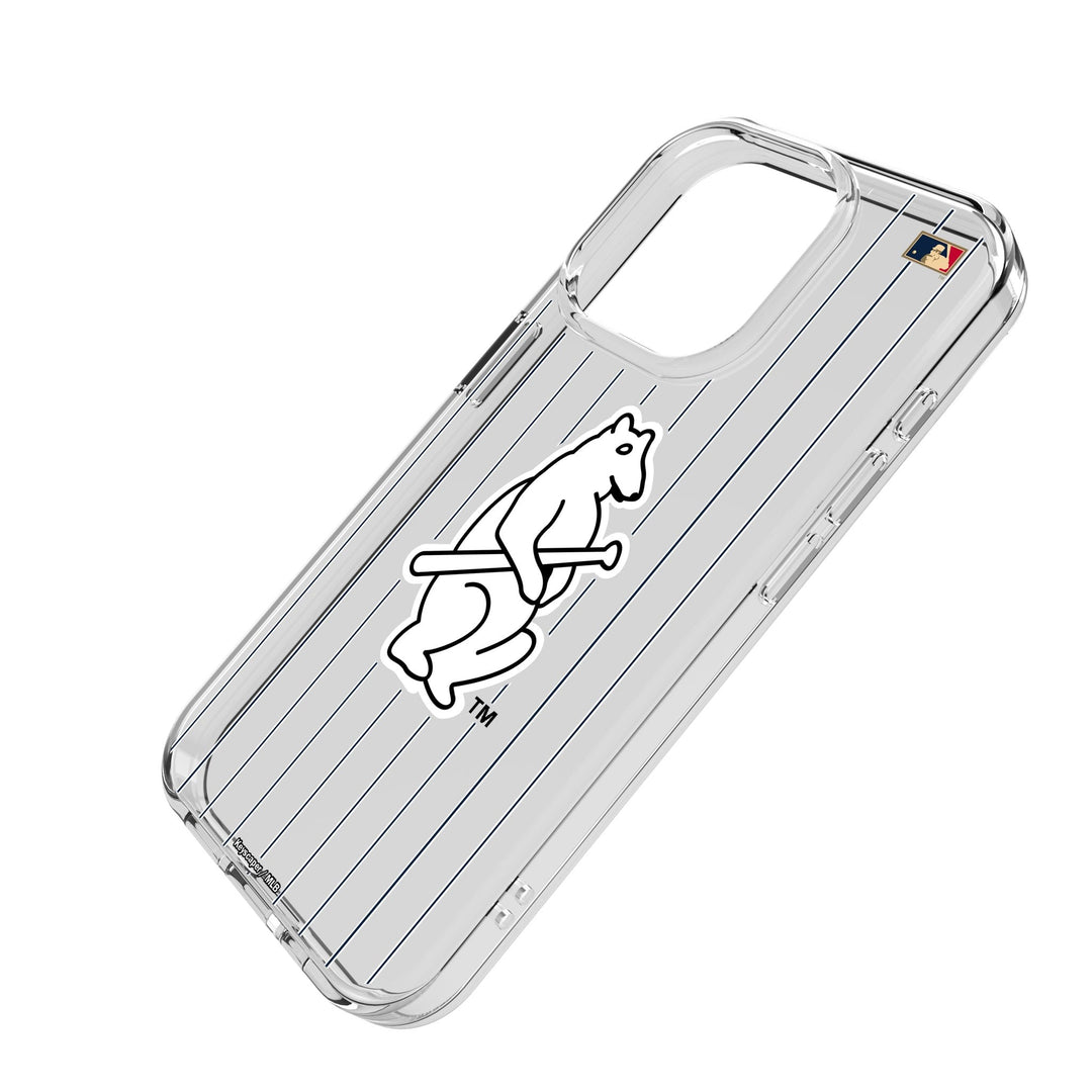 Chicago Cubs 1914 - Cooperstown Collection Pinstripe Clear Phone Case for Apple iPhone Phone Cases Keyscaper