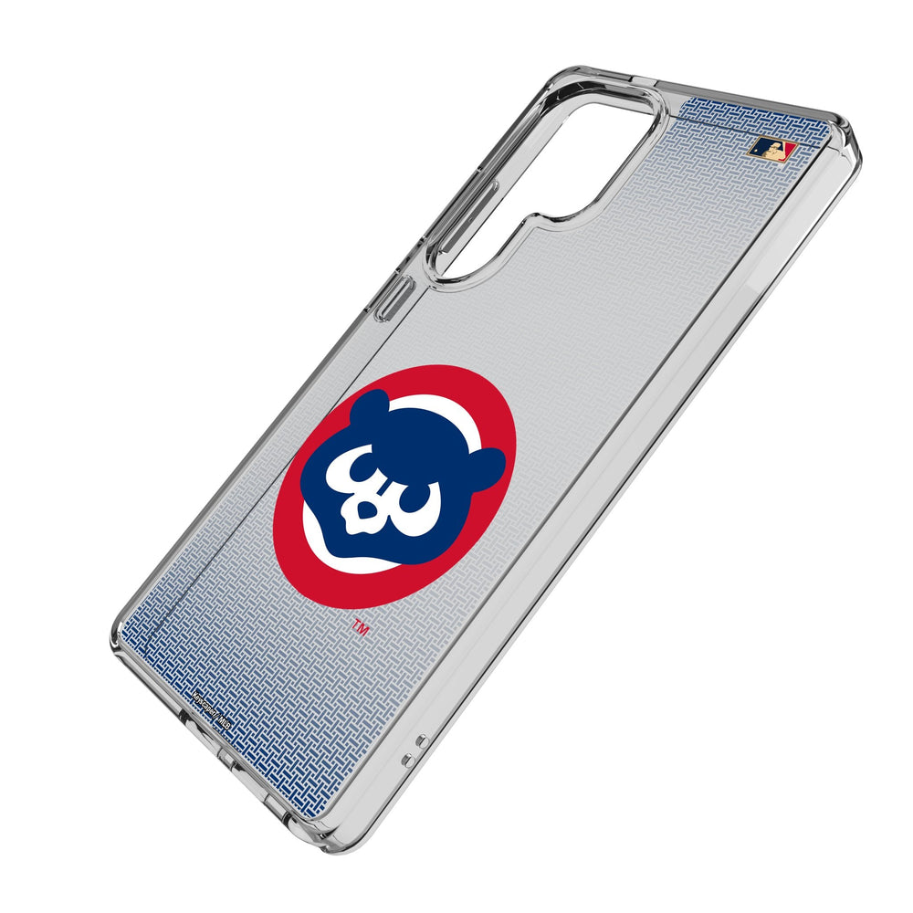 Chicago Cubs Home 1979-1993 - Cooperstown Collection Linen Clear Phone Case for Samsung Galaxy Phone Cases Keyscaper