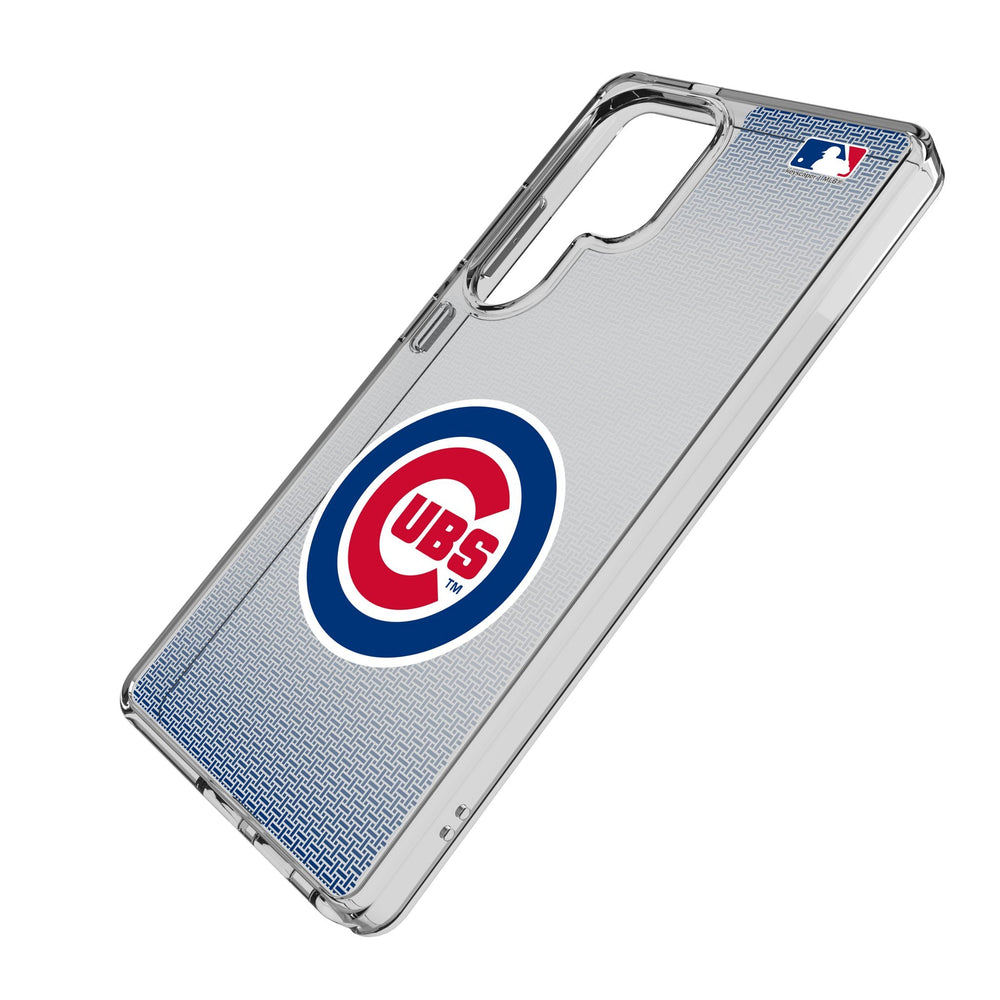 Chicago Cubs Linen Clear Phone Case for Samsung Galaxy Phone Cases Keyscaper