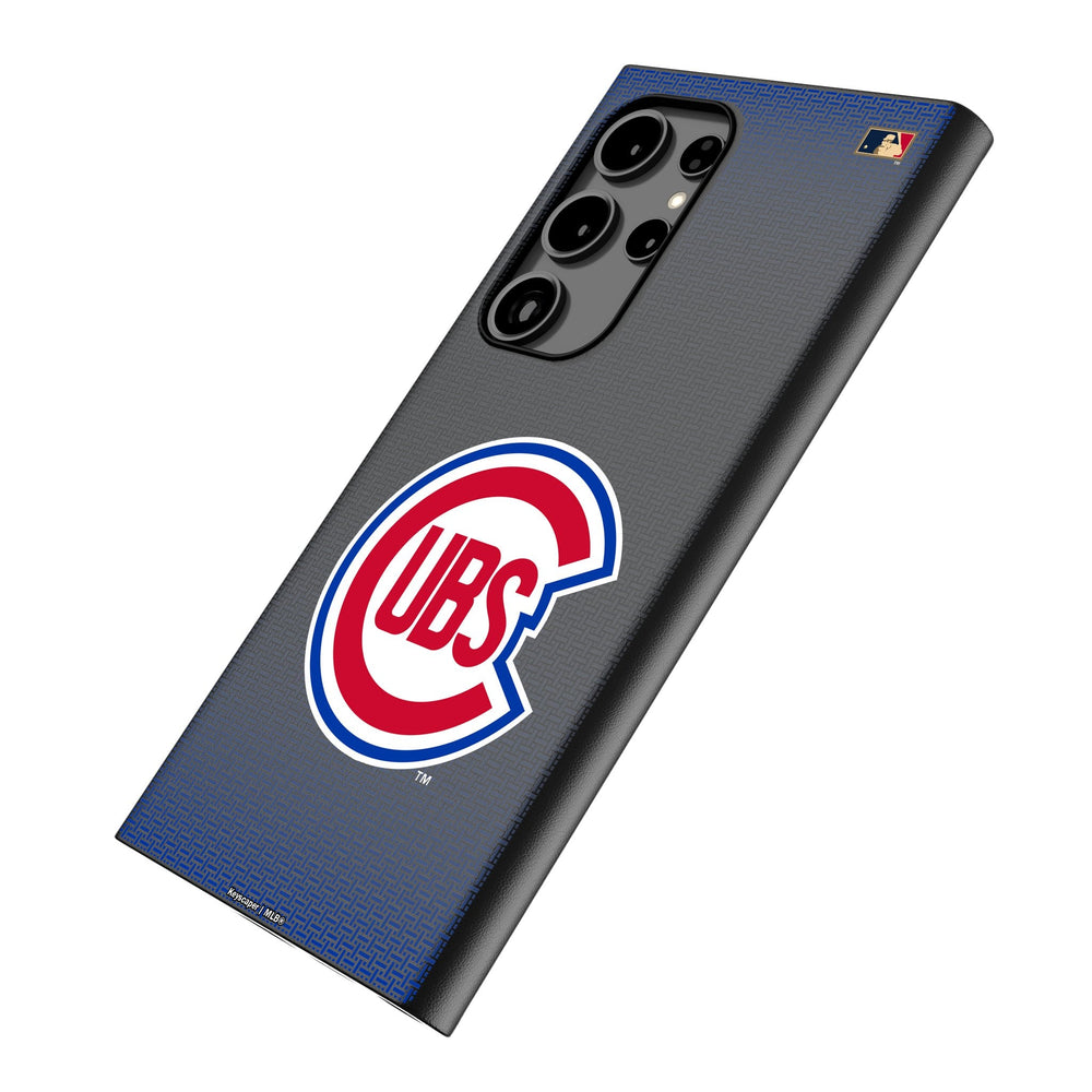 Chicago Cubs 1948-1956 - Cooperstown Collection Linen MagSafe Compatible Phone Case for Samsung Galaxy Phone Cases Keyscaper