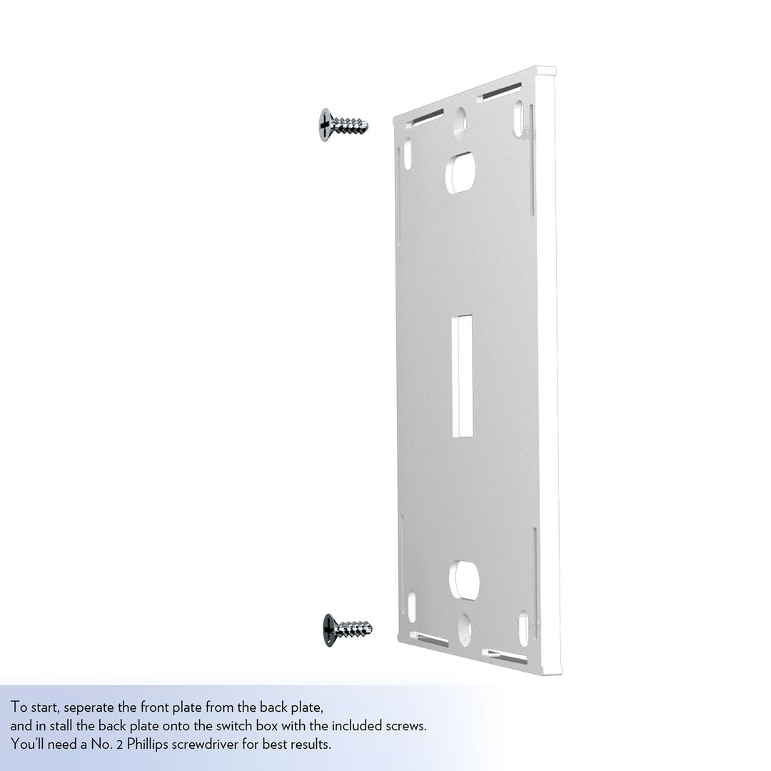 Chicago Cubs 1914 - Cooperstown Collection Pinstripe Hidden-Screw Light Switch Plate Light Switch Plates Keyscaper