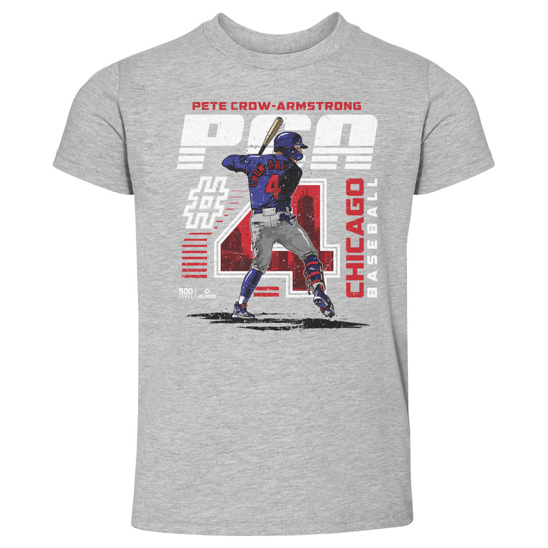 Chicago Cubs Pete Crow-Armstrong Chicago Toddler T-Shirt Kids Toddler T-Shirt 500 LEVEL
