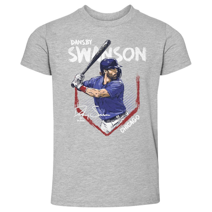 Chicago Cubs Dansby Swanson Base Toddler T-Shirt Kids Toddler T-Shirt 500 LEVEL