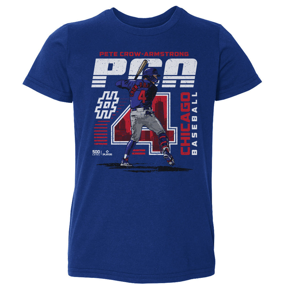 Chicago Cubs Pete Crow-Armstrong Chicago Toddler T-Shirt Kids Toddler T-Shirt 500 LEVEL