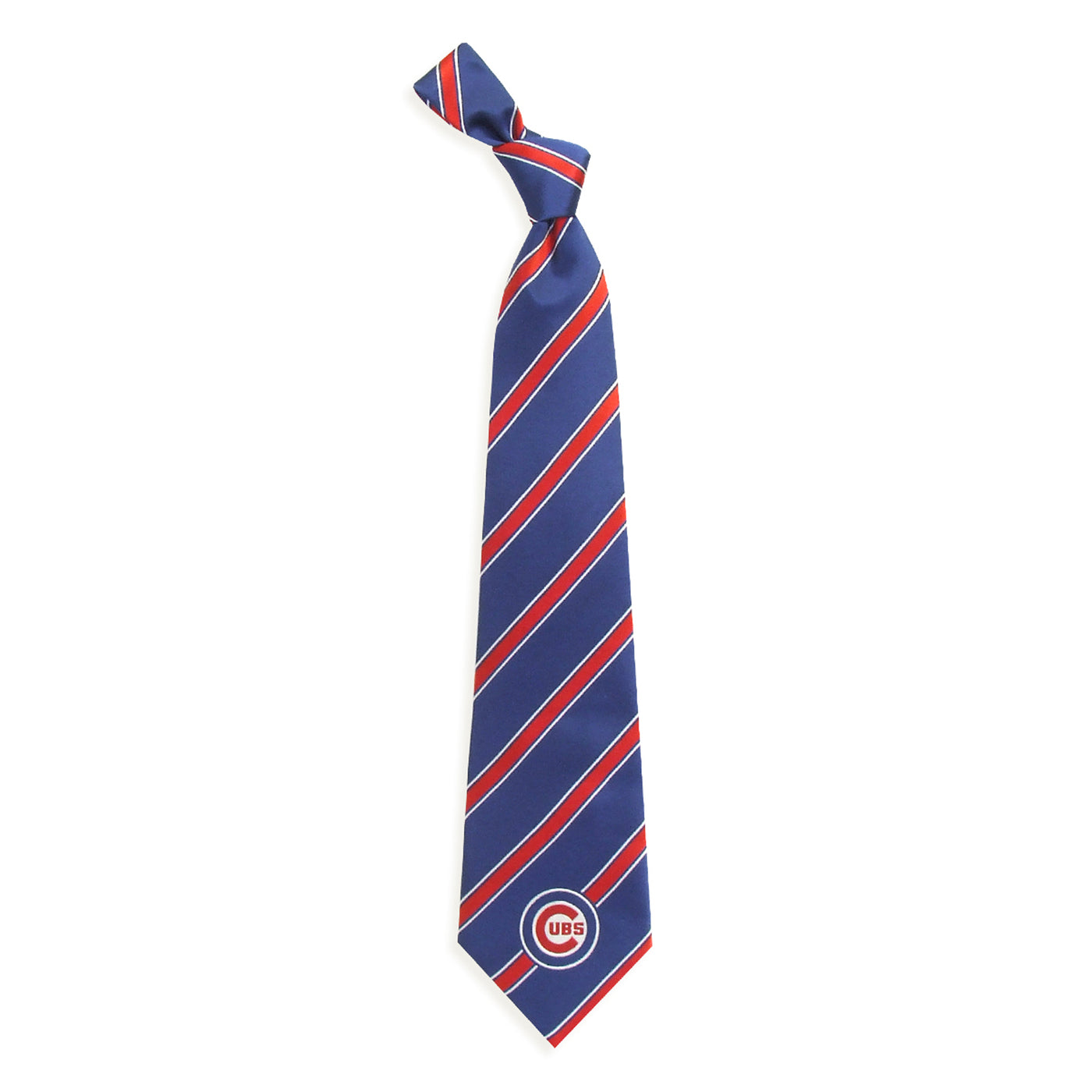 CHICAGO CUBS MEN'S BULLSEYE LOGO STRIPE TIE