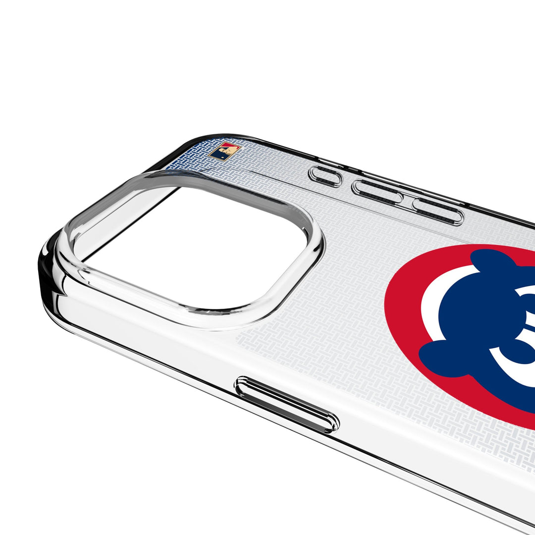 Chicago Cubs Home 1979-1993 - Cooperstown Collection Linen Clear Phone Case for Apple iPhone Phone Cases Keyscaper