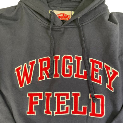 WRIGLEY FIELD MEN'S NAVY BLUE STITCH HOODIE