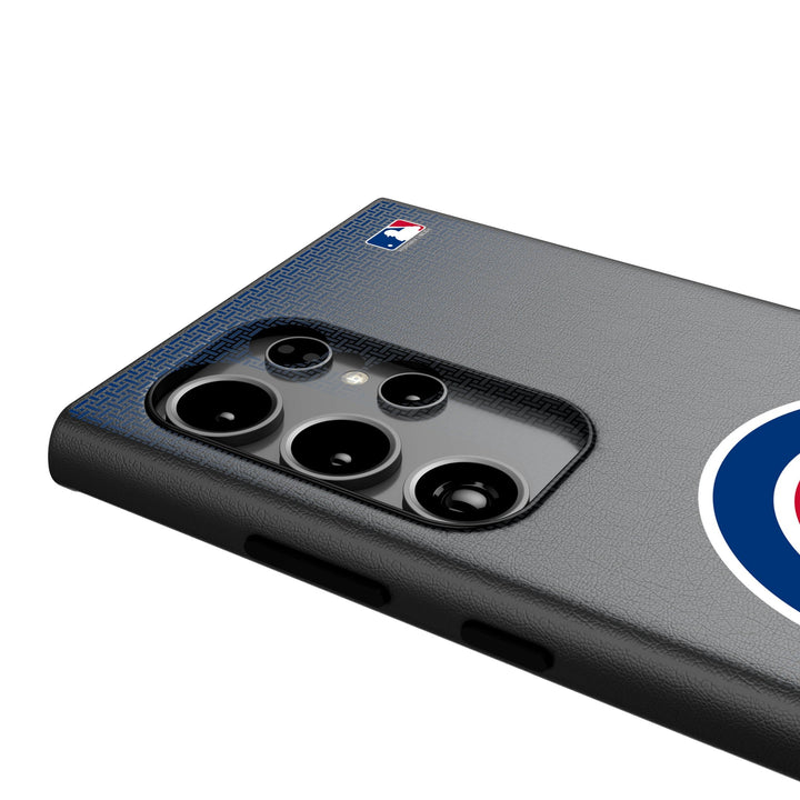 Chicago Cubs Linen MagSafe Compatible Phone Case for Samsung Galaxy Phone Cases Keyscaper