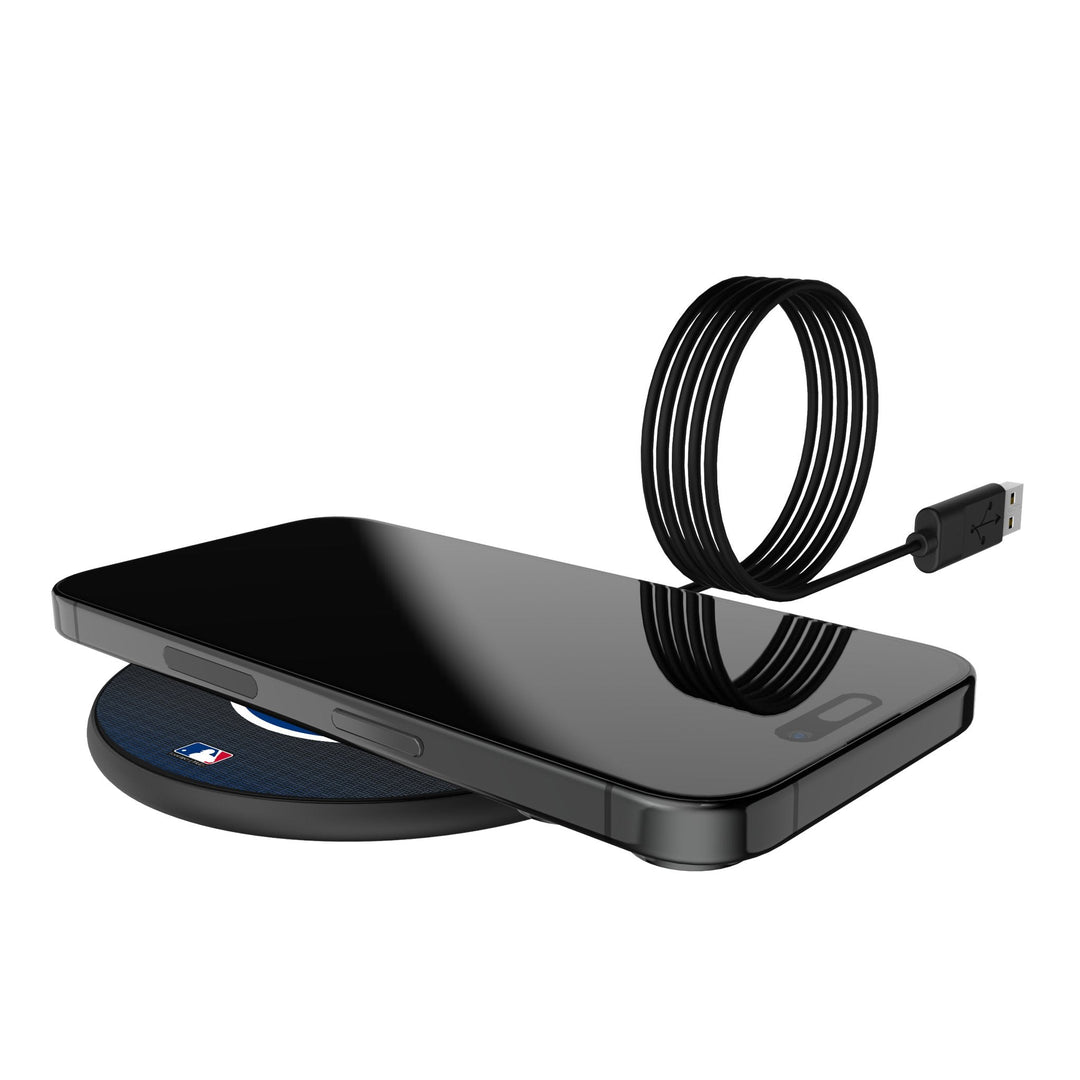 Chicago Cubs Linen 15-Watt Wireless Charger Chargers and Powerbanks Keyscaper