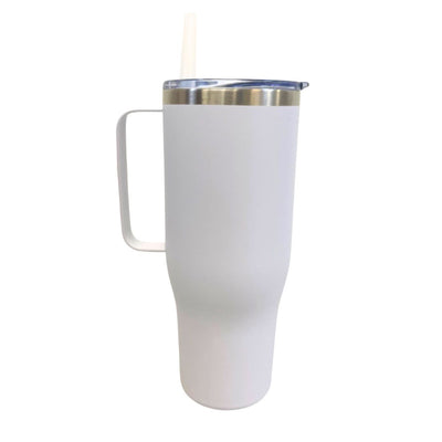 WRIGLEY FIELD PENNANT WHITE 40 OZ TUMBLER
