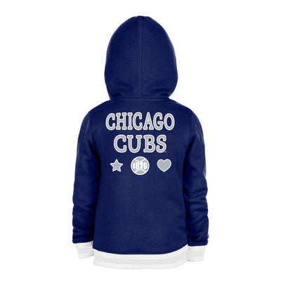 CHICAGO CUBS NEW ERA YOUTH 1914 LOGO NAVY ZIP HOODIE