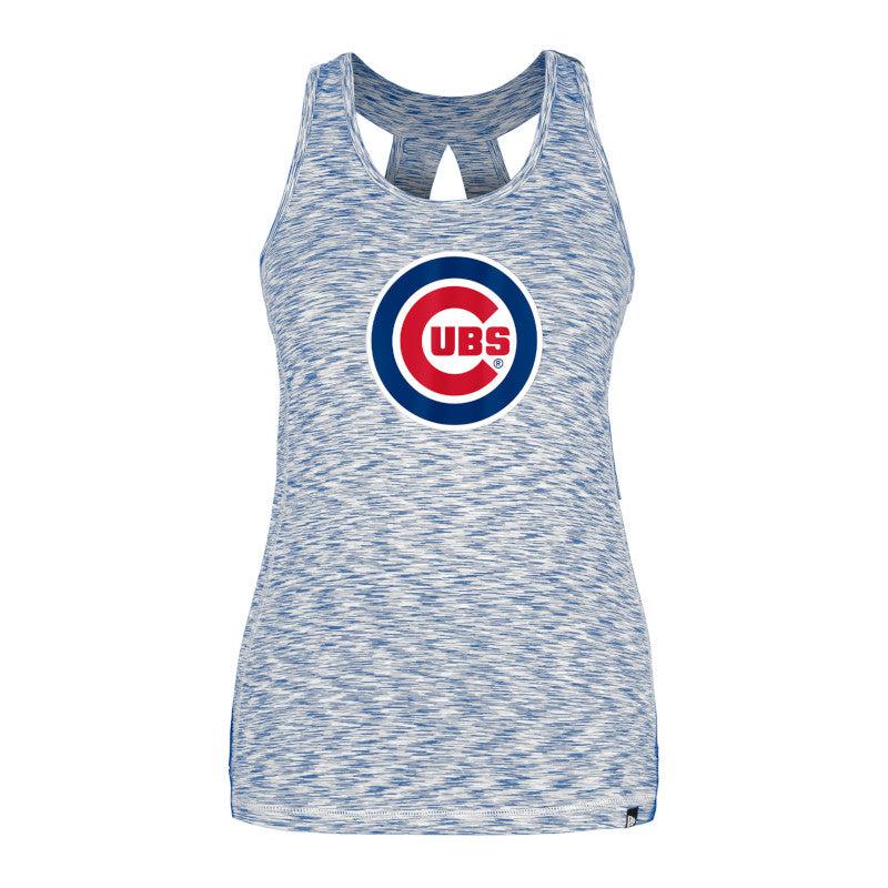 CHICAGO CUBS NEW ERA WOMEN'S C LOGO SPACE BLUE TANK