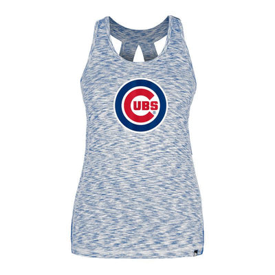 CHICAGO CUBS NEW ERA WOMEN'S C LOGO SPACE BLUE TANK