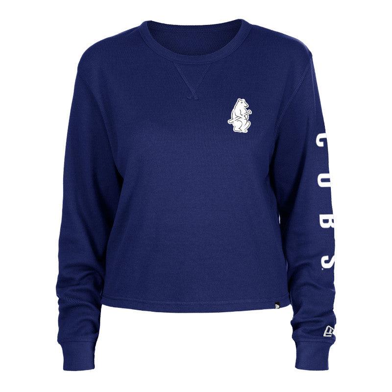 CHICAGO CUBS NEW ERA WOMEN'S 1914 NAVY LONG SLEEVE THERMAL