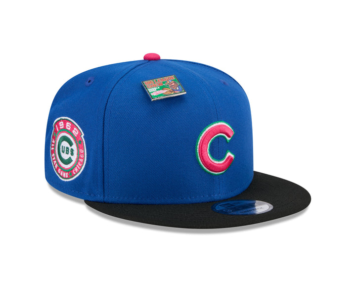 CHICAGO CUBS NEW ERA BIG LEAGUE CHEW WILD PITCH SNAPBACK CAP